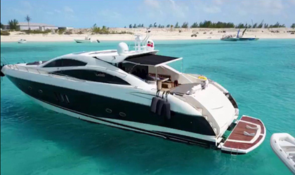 85 ft Sunseeker Predator yacht designed for luxury and performance in St. Barts, St. Martin, and Sint Maarten. Spacious decks and sophisticated interiors for an unforgettable yachting experience.