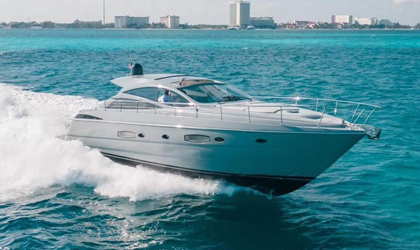 62 ft Pershing yacht offering speed, sophistication, and luxury for memorable charters in St. Barts, St. Martin, and Sint Maarten. Perfect for special occasions and day trips.