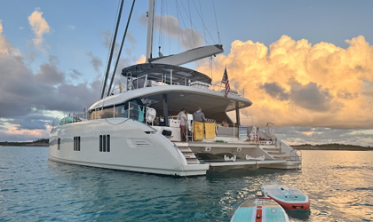 Sunset Cruises in St. Martin End your day in paradise with a serene sunset cruise around St. Martin. Watch the sun dip below the horizon while enjoying luxurious service and unparalleled views aboard your private yacht.